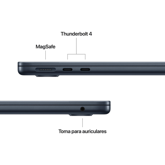 EAN 0195949838781 - Apple MacBook Air Apple M M4 Portátil 34,5 cm (13.6") 16 GB 512 GB SSD Wi-Fi 6E (802.11ax) macOS Sequoia  imagen 7