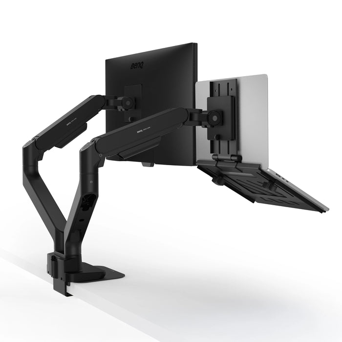 Benq Ltb01 Bandeja Plegable Para Portátiles Para Brazos De Monitor. Montaje Vesa 75 × 75 Mm Compatible Con Portátiles De 12 A 17 Pulgadas. Paneles De Protección Y Almohadillas.