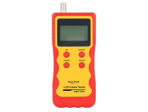 EAN 4043619861088 - DeLOCK 86108 comprobador de cables de red Amarillo, Rojo imagen 2