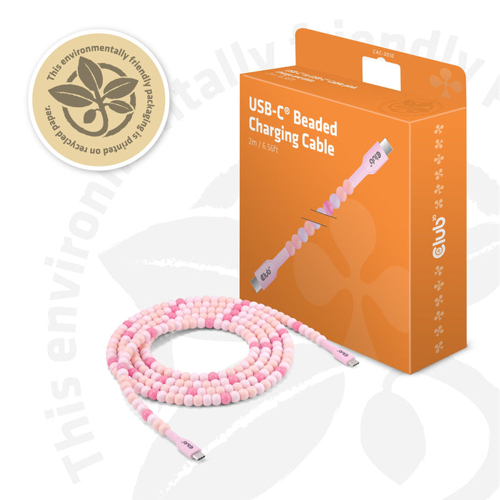 EAN 8719214473297 - CLUB3D CAC-3010 cable USB 2 m USB C Rosa imagen 9
