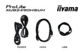 EAN 4948570125517 - iiyama XUB2490HSUH-B2 pantalla para PC 60,5 cm (23.8") 1920 x 1080 Pixeles Full HD LED Negro imagen 19