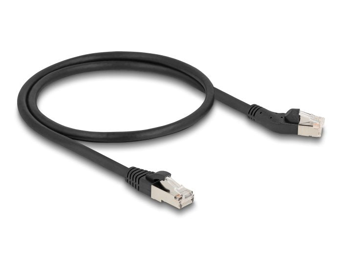Delock Rj45 Cable De Red Cat.6a S/Ftp Machoa Macho Gerade 0,5 M Negro