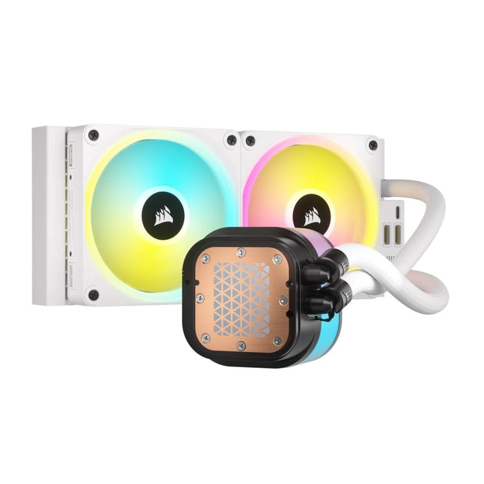 EAN 0840006665854 - Corsair H100I Procesador Sistema de refrigeración híbrido 12 cm Blanco imagen 6