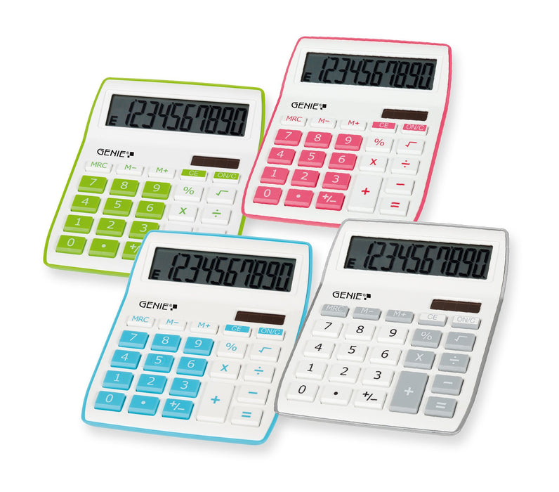 EAN 4015468122603 - Genie 840 B calculadora Escritorio Pantalla de calculadora Azul, Blanco imagen 2