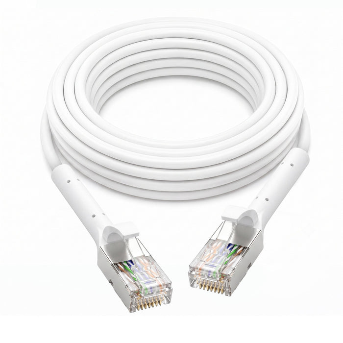 EAN 5906168638992 - Extralink Kat.6A U/FTP 3m 1Gbps Biały | Patchcord LAN | Miedź Kabel sieciowy skrętka, łamana końcówka (EX imagen 6