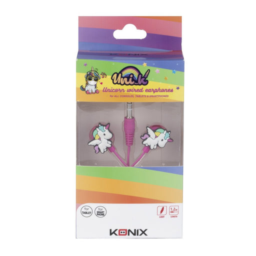 EAN 3328170281973 - Konix Unik Auriculares Alámbrico Dentro de oído Música Rosa imagen 2