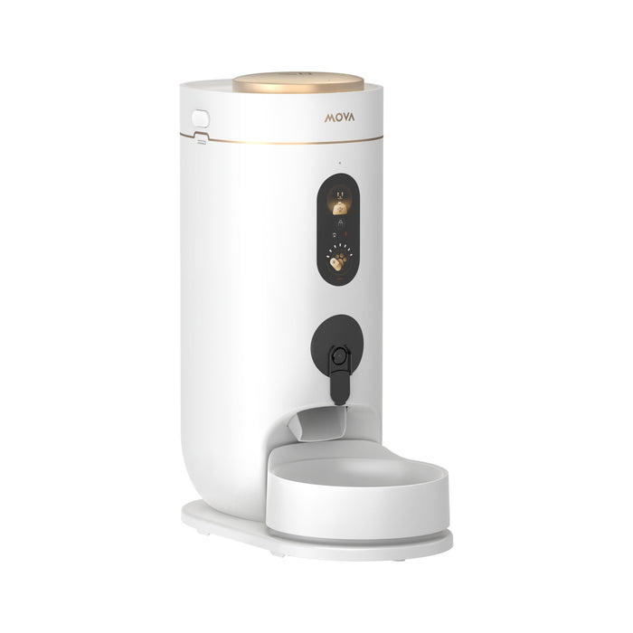Comedero Automático Para Mascotas Mova Nutripal 10 Ultra Smart, Blanco