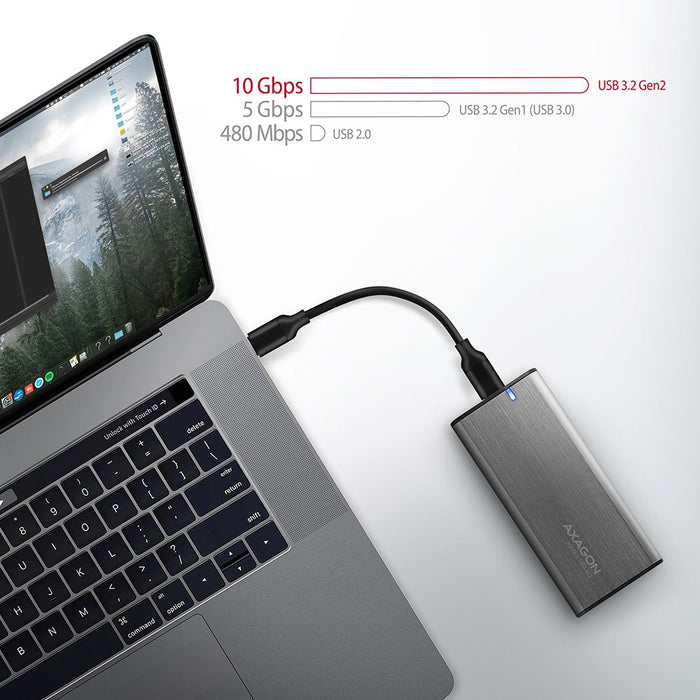 EAN 8595247906328 - Axagon EEM2-SG2 caja para disco duro externo Caja externa para unidad de estado sólido (SSD) Gris M.2 imagen 7