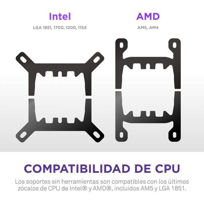 EAN 5056547205229 - NZXT Kraken Plus RGB 240 Procesador Sistema de refrigeración líquida todo en uno 12 cm Blanco imagen 8