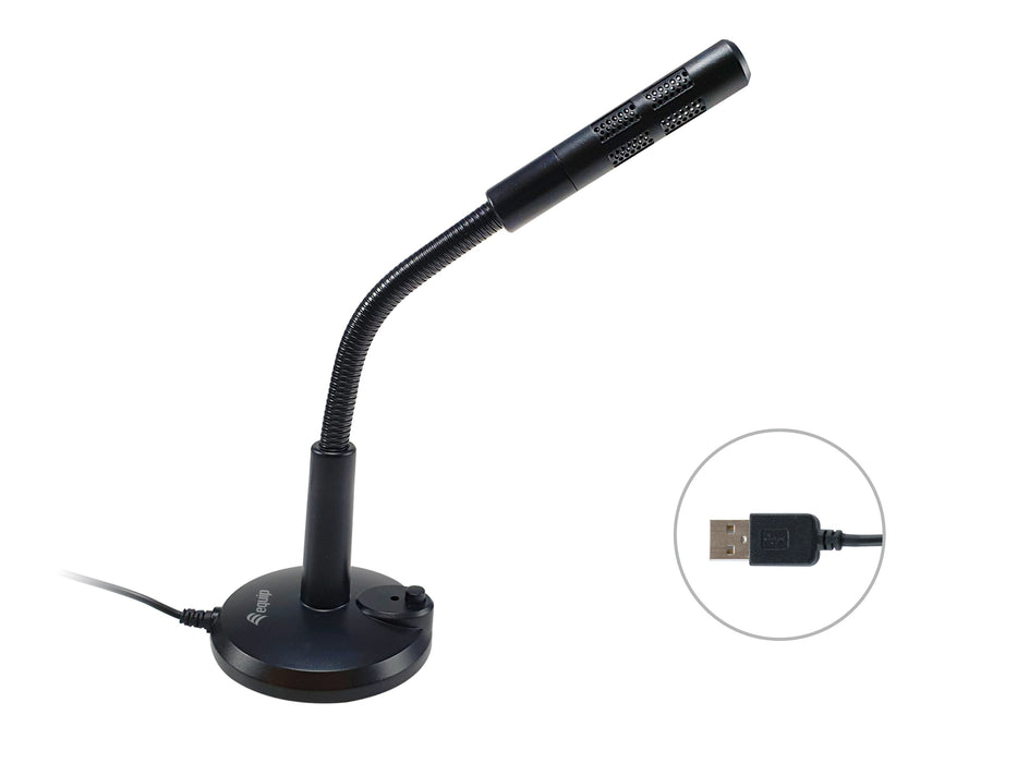 EAN 4015867226261 - Equip 245340 Negro Micrófono de superficie para mesa imagen 2