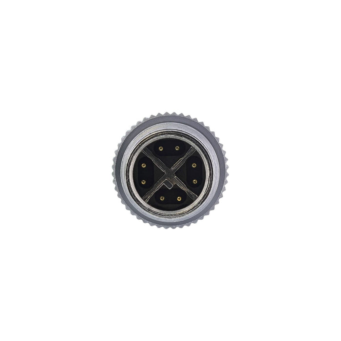 Inline® Industrial Network Cable, M12 8-Pin X-Coded Male/Male, Cat.6a Pur 7.5m