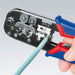 EAN 4003773044390 - Knipex 97 51 10 SB crimpadora Herramienta para prensar Negro, Azul, Rojo imagen 3