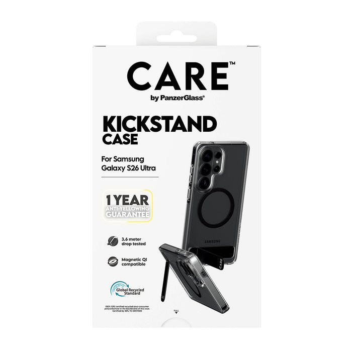Panzerglass Care By Panzerglass Urban Explorer - Trasero Cubierta Para Teléfono Móvil - Con Pie De Soporte, Qi-Compatible - Termoplástico Polyurethan (Tpu)
