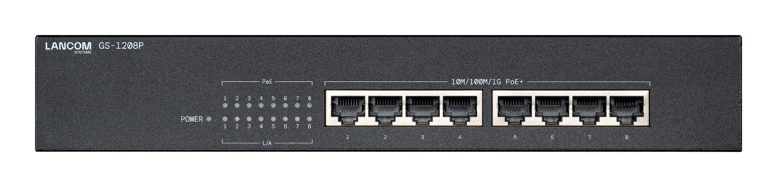 Lancom Switch Gs-1208p 8port Poe Gbe Ventiladorlos