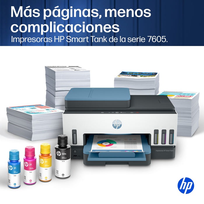 EAN 0195908302643 - HP Smart Tank 7605 All-in-One Printer Inyección de tinta térmica A4 4800 x 1200 DPI 15 ppm Wifi imagen 7