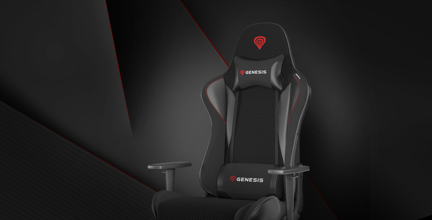 EAN 5901969443967 - GENESIS Nitro 440 G2 Butaca para jugar Asiento acolchado Negro, Gris imagen 4