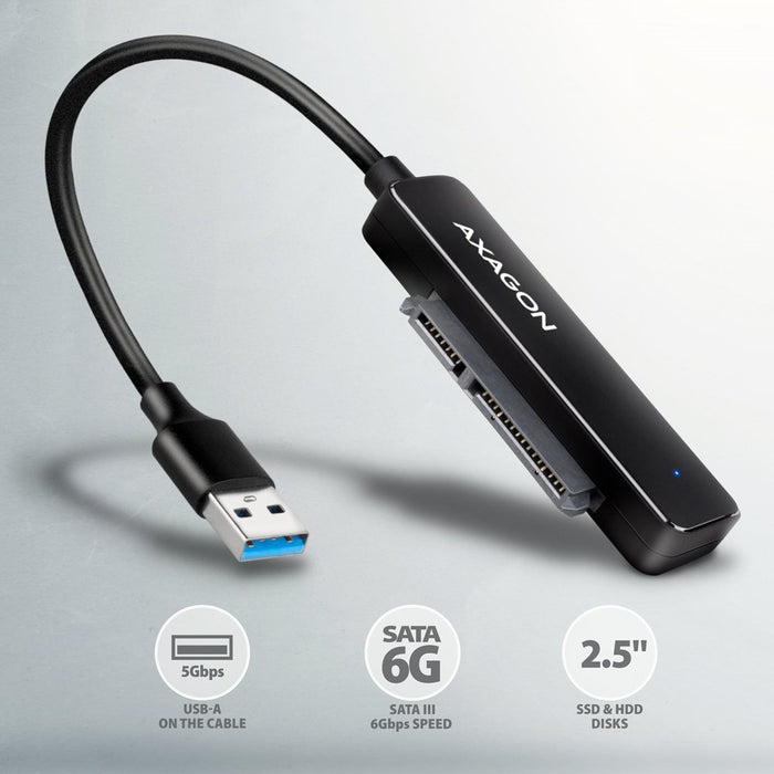EAN 8595247907448 - Axagon ADSA-FP2A tarjeta y adaptador de interfaz SATA, USB 3.2 Gen 1 (3.1 Gen 1) imagen 2