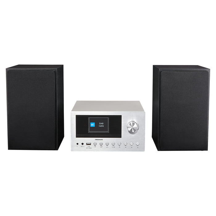 Medion Life P85003 Micro-Audio-System Silber