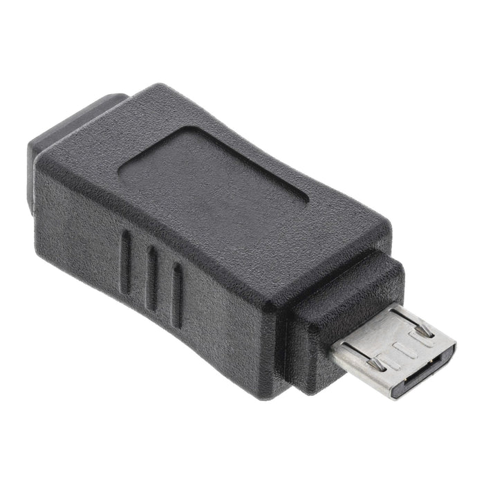 Adaptador Inline Micro Usb Micro-B Macho A Mini Usb De 5 Pines Hembra