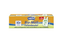 Bio-Bolsa De Basura 10,0 L Verde - 10 Unidades