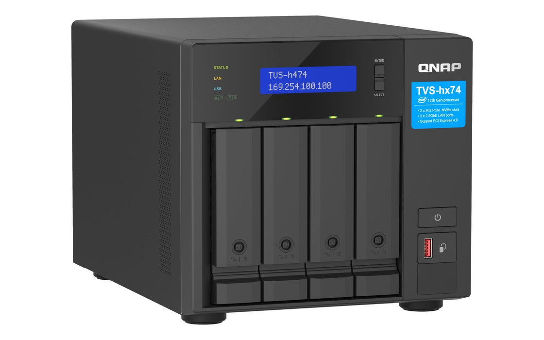 Qnap Nas Tvs-H474-I3-8g