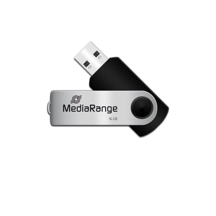 EAN 4260057126214 - MediaRange MR910 unidad flash USB 16 GB USB Type-A / Micro-USB 2.0 Negro, Plata imagen 2