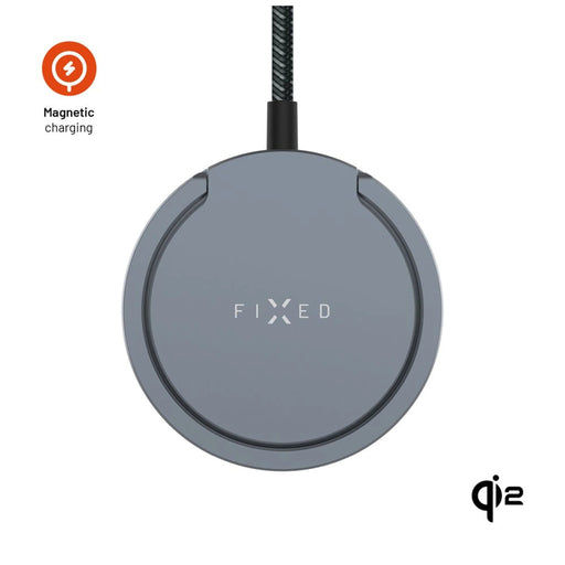EAN 8591680169399 - FIXED FIXMPADP-GR cargador de dispositivo móvil Smartphone Gris USB Cargador inalámbrico Carga rápida Int imagen 1