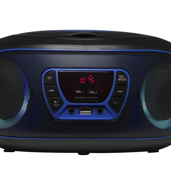 EAN 5706751040702 - Denver TCL-212BT BLUE Negro, Azul Reproductor de CD portátil imagen 7
