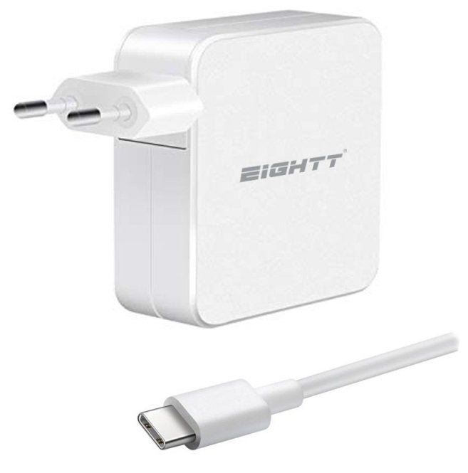 EAN 8425402170960 - Eightt EC65 cargador de dispositivo móvil Universal Blanco Corriente alterna Carga rápida Interior imagen 1