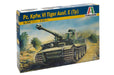 EAN 8001283802864 - Italeri Tiger I Ausf. E/H1 Tank model Kit de montaje 1:35 imagen 1