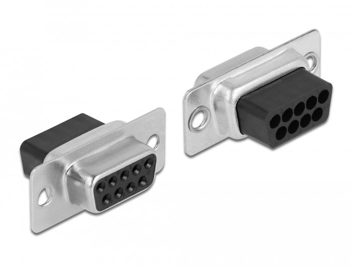 Delock Adaptador D-Sub Hembra De 9 Pines A Rj12 6p/6c Hembra, Kit De Montaje