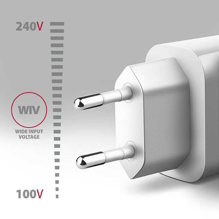 EAN 8595247908346 - Axagon ACU-QC18W cargador de dispositivo móvil Teléfono móvil, Smartphone, Reloj inteligente, Tableta, Un imagen 3
