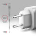 EAN 8595247908346 - Axagon ACU-QC18W cargador de dispositivo móvil Teléfono móvil, Smartphone, Reloj inteligente, Tableta, Un imagen 3