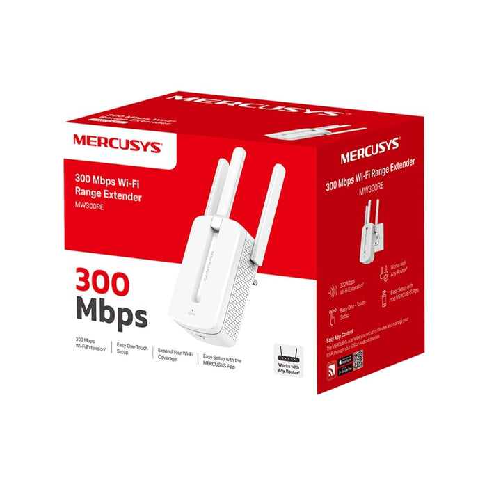 EAN 6957939000462 - Mercusys MW300RE ampliador de red Repetidor de red Blanco imagen 3