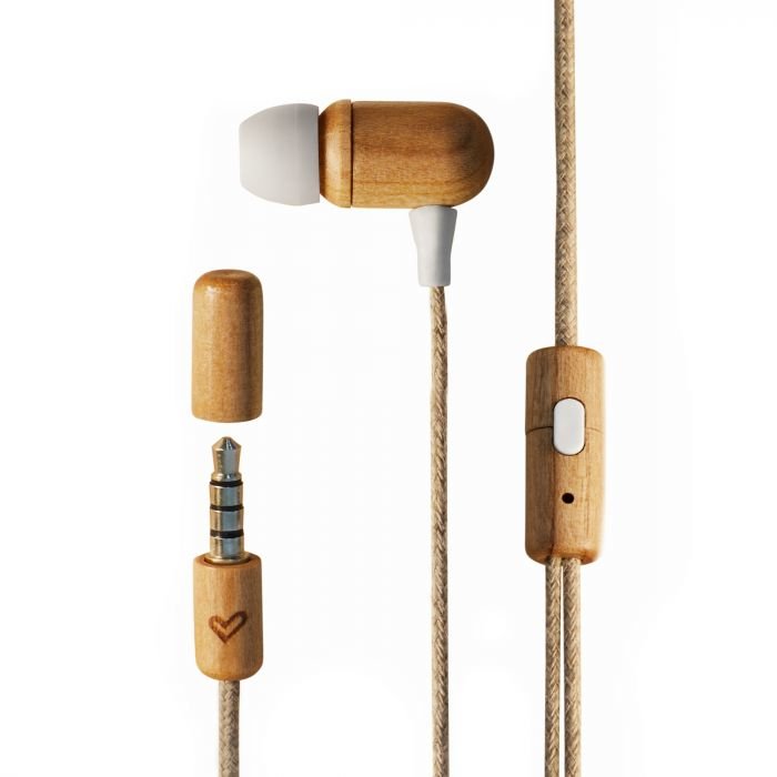 EAN 8432426450428 - Energy Sistem Eco Cherry Wood Auriculares Alámbrico Dentro de oído Música Madera imagen 1