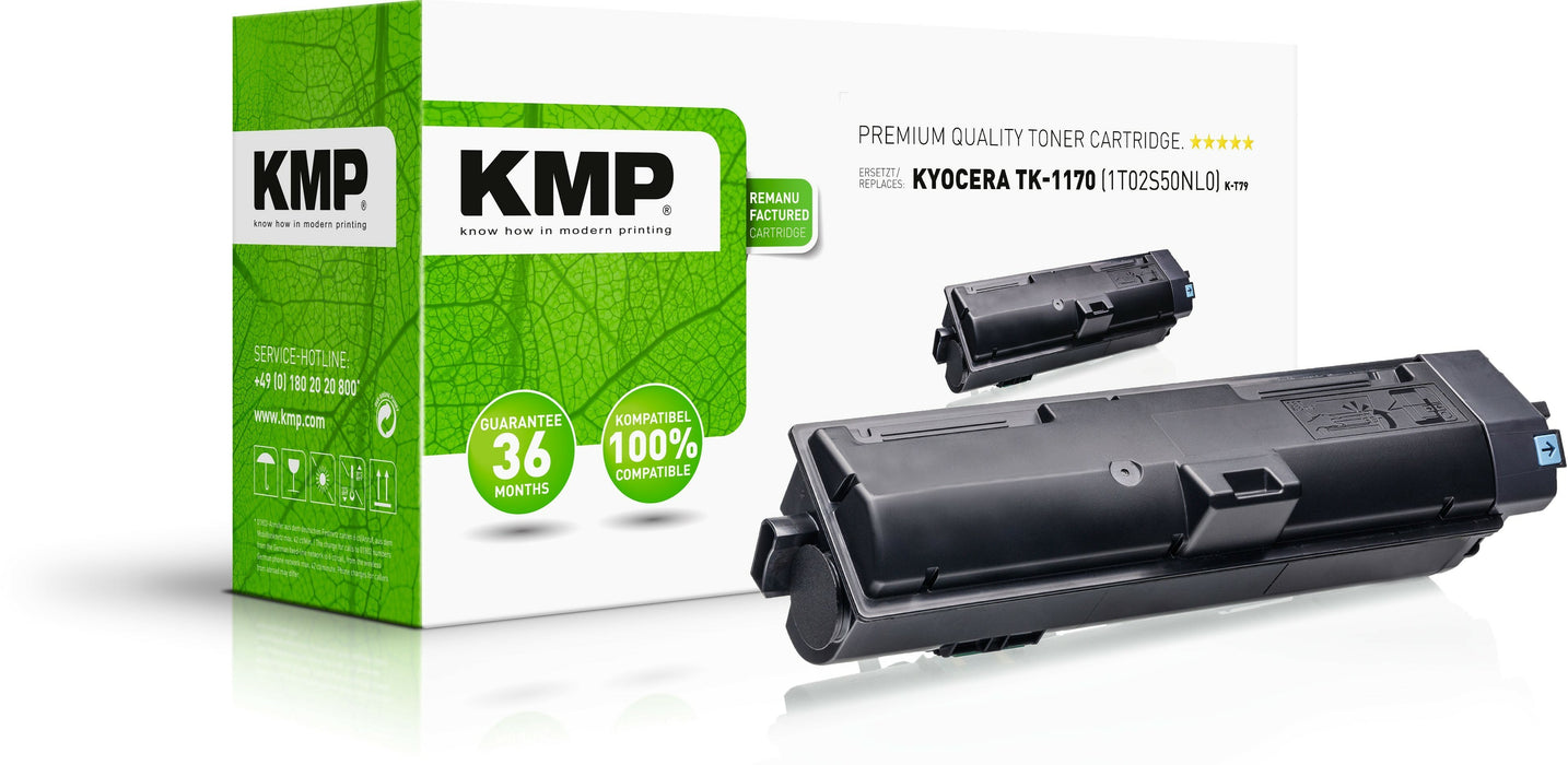 Kmp K-T79 Tóner Negro Compatible Con Kyocera Tk-1170