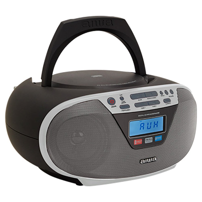 EAN 8435256898439 - Aiwa BBTU-400SL sistema estéreo portátil Analógico y digital 6 W FM Plata Reproducción MP3 imagen 2