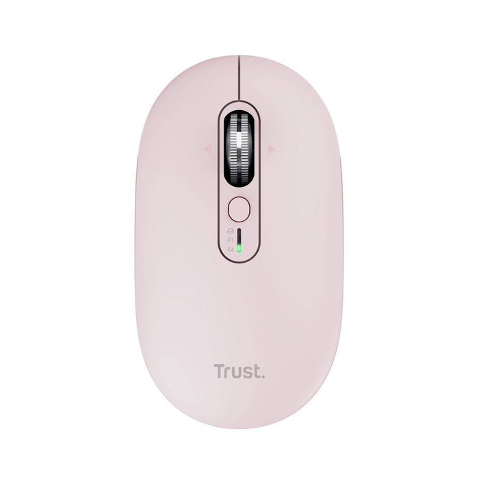 Raton Optico Wireless Fino Seron Rosa Trust Hasta Dpi 3200 / Inálambrico