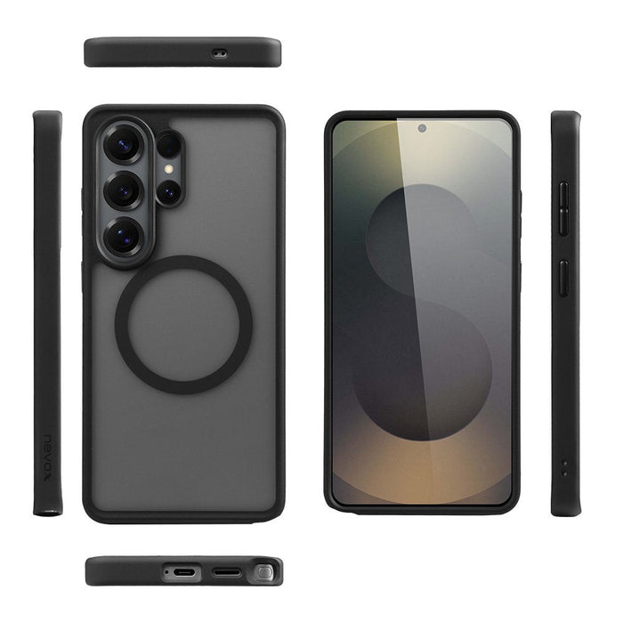 Nevox Styleshell Invisio - Samsung Galaxy S26 Ultra Kom. Con Magsafe,Schwarz