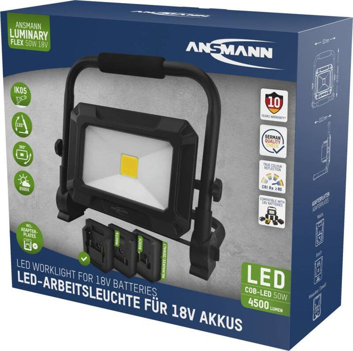 Ansmann Fl50w - 50 W - Led - 1 Bombilla N - Negro - Flood Work Light