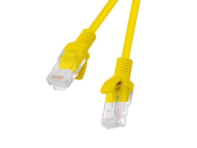 EAN 5901969404661 - Lanberg PCU5-10CC-0500-Y cable de red Amarillo 5 m Cat5e U/UTP (UTP) imagen 1