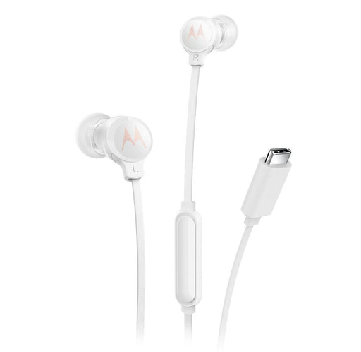 EAN 5055374711217 - Motorola EARBUDS3CSWHITE auricular y casco Auriculares Alámbrico Dentro de oído Llamadas/Música USB Tipo  imagen 1
