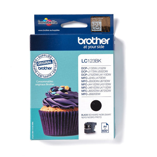 EAN 4977766713894 - Brother LC123BK cartucho de tinta 1 pieza(s) Original Negro imagen 1