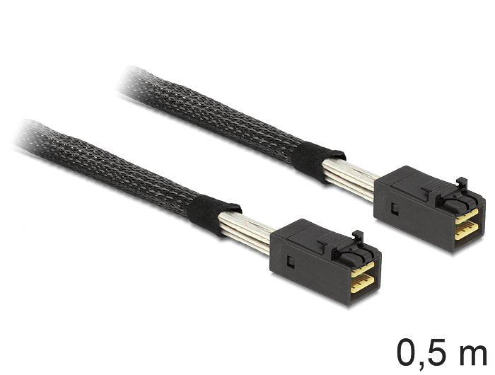 EAN 4043619833863 - DeLOCK 0.5m, Mini SAS HD x 4 SFF 8643 0,5 m Negro imagen 1