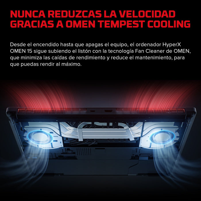 Portátil Hp Hyperx Omen 15-Ga0014ns U7 355 16gb 512gb Rtx 5060 15.3"2k Fdos