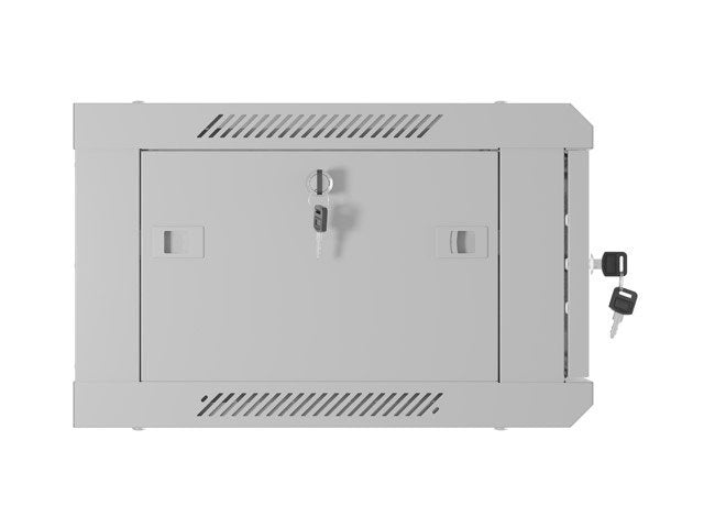 Lanberg Rack Cabinet 19" Wall-Mount 4u 600x450 Perforated Door Grey Flat Pack