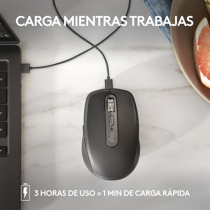 EAN 5099206111714 - Logitech MX Anywhere 3S ratón Oficina Mano derecha RF Wireless + Bluetooth Laser 8000 DPI imagen 15