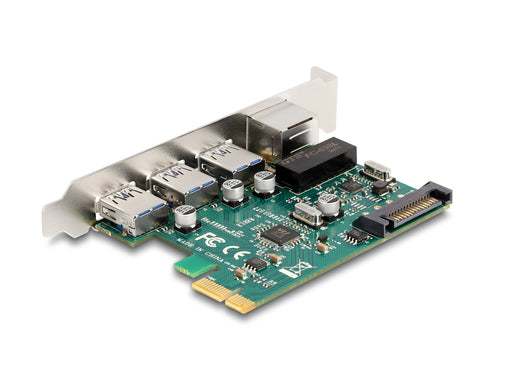 EAN 4043619901050 - DeLOCK 90105 tarjeta y adaptador de interfaz Interno RJ-45, USB 3.2 Gen 1 (3.1 Gen 1) imagen 2