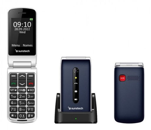 EAN 8429015019579 - Sunstech CELT18 6,1 cm (2.4") 101 g Azul Teléfono para personas mayores imagen 2