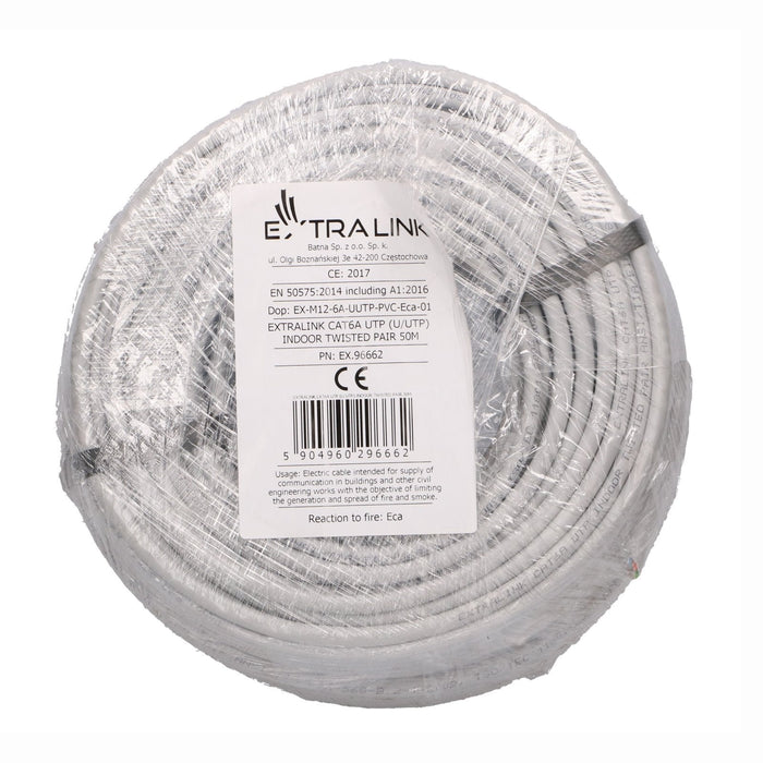 Extralink Ex.96662 Cat6a U Utp Indoor Network Cable 50m